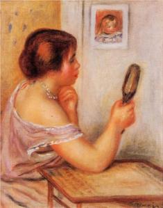 Renoir.Pierre-Auguste_Gabrielle Holding Mirror 1905
